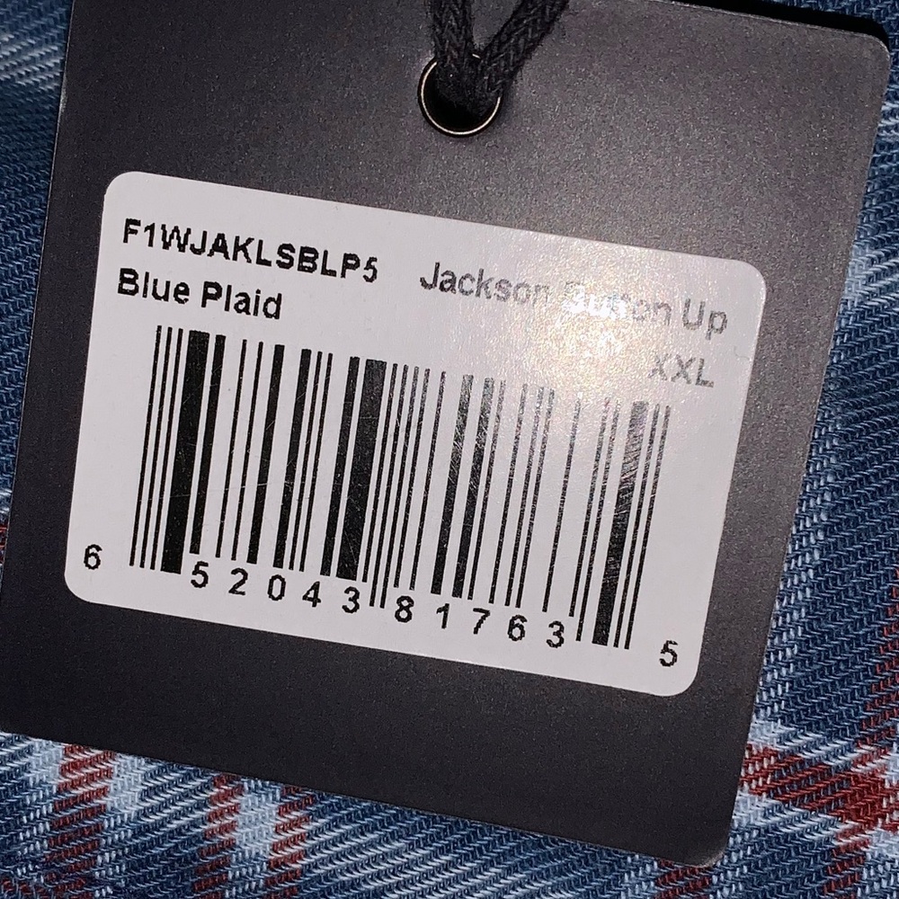 The Normal Brand Mens Pinstripe Longsleeve Button Up New - Picture 3 of 4
